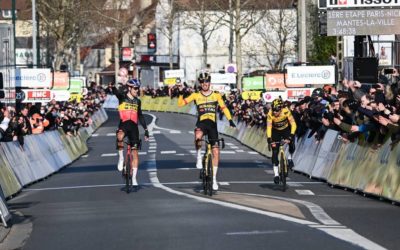 The Jumbo-Visma team took control of the first stage of Paris-Nice